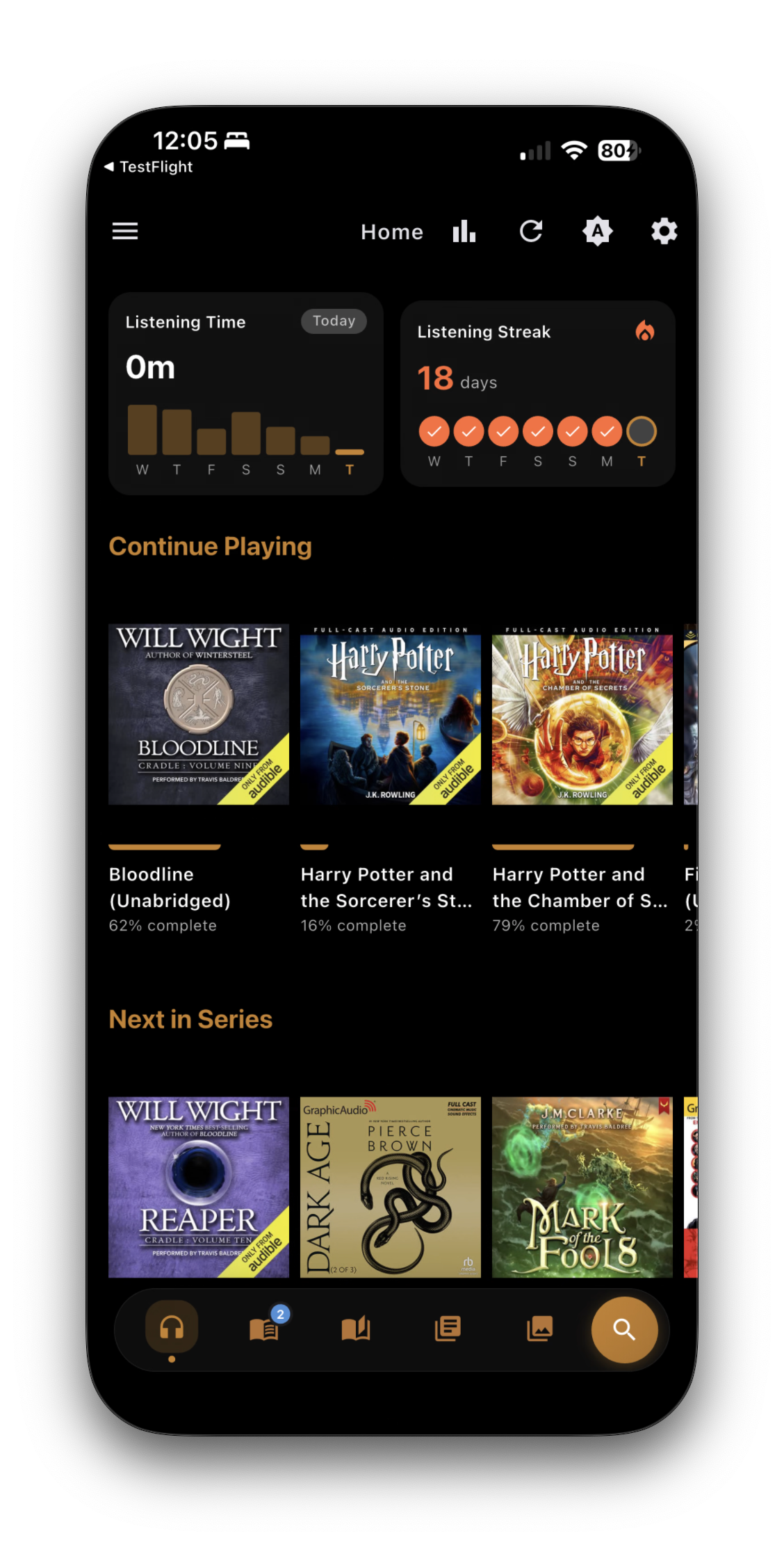 Home Screen